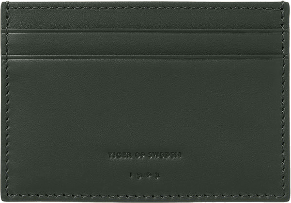 Wharf Läderplånbok, från Tiger of Sweden, i färgen Bright Olive.