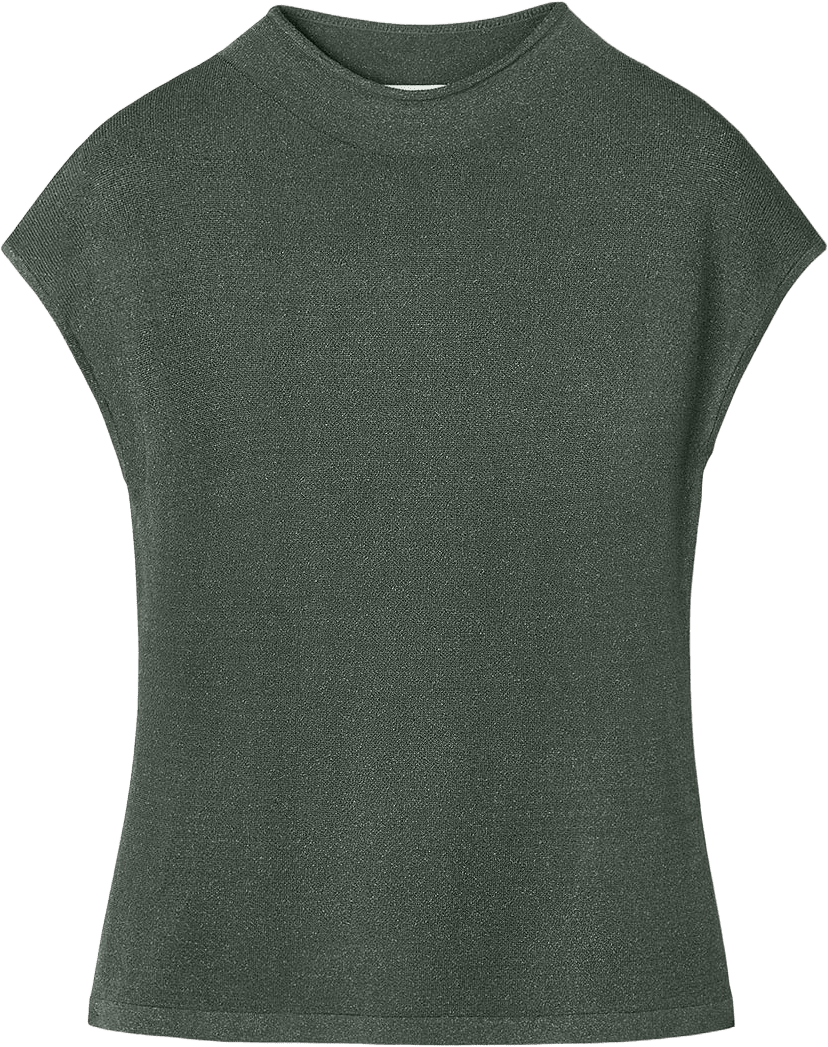 Cela Lurex Topp, från Tiger of Sweden, i färgen Army Petrol.