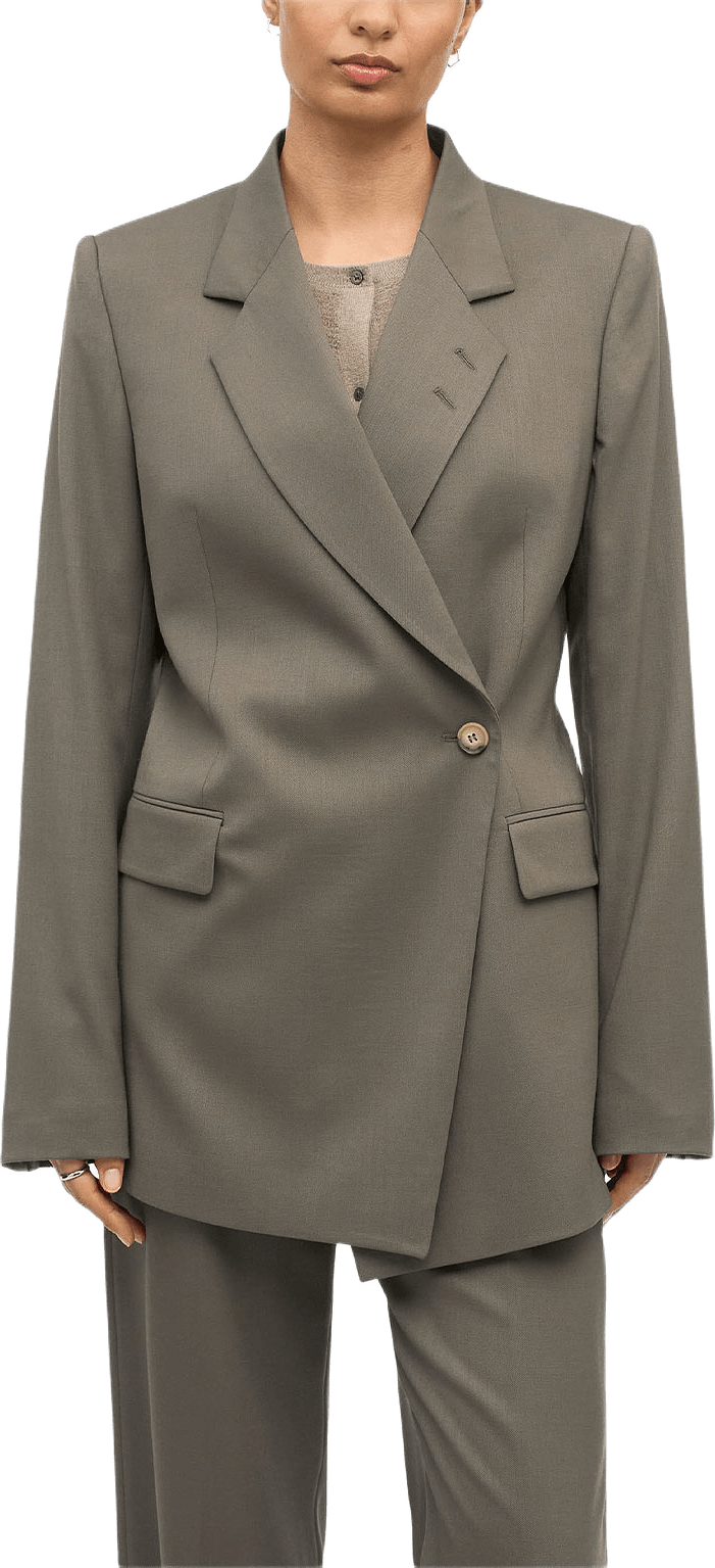 Eliwiraa Relaxed-Fit Kavaj, från Tiger of Sweden, i färgen Potato.