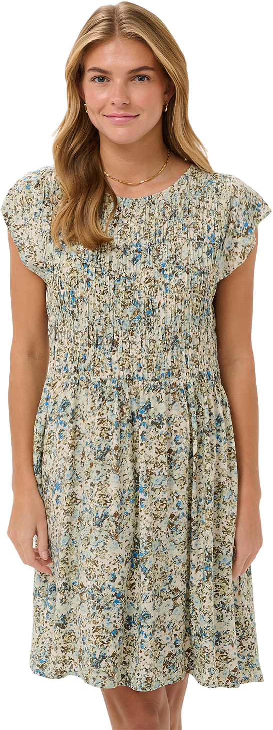 GislaSZ Dress, från Saint Tropez, i färgen Vallarta Blue Brushed Blooms.