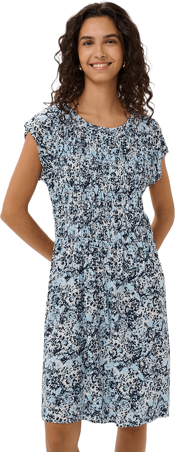 GislaSZ Dress, från Saint Tropez, i färgen Nightsky Brushed Blooms.