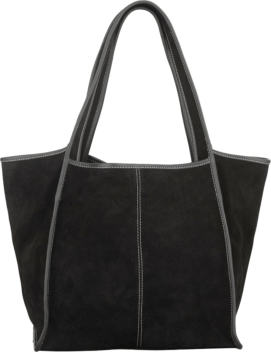 Suede Laurel Bag, från Becksöndergaard, i färgen Black.