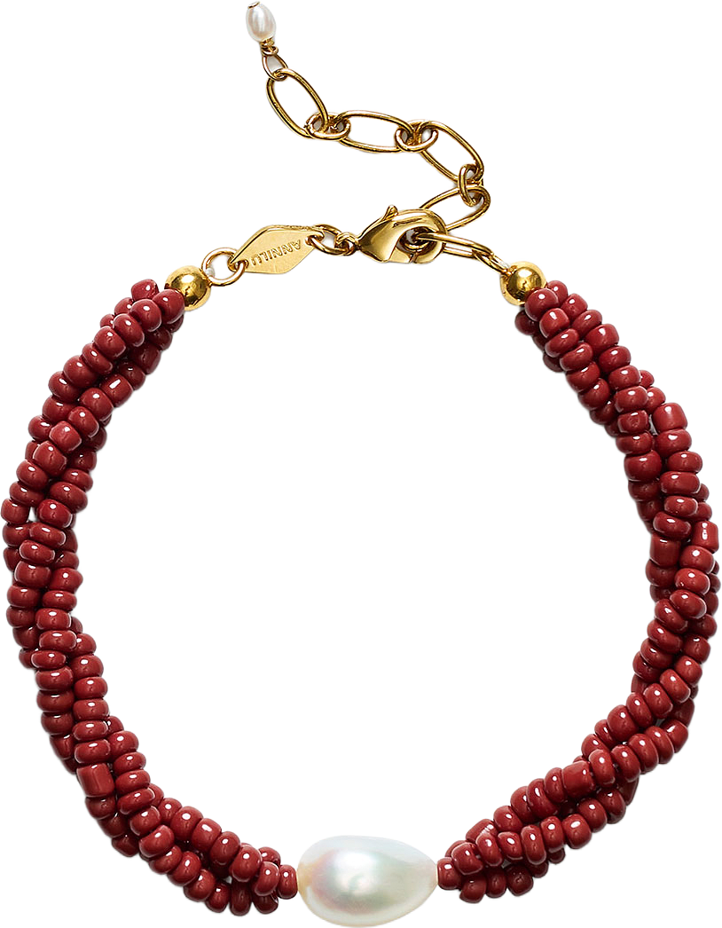 Rodeo Bracelet, från Anni Lu, i färgen Deep Burgundy.