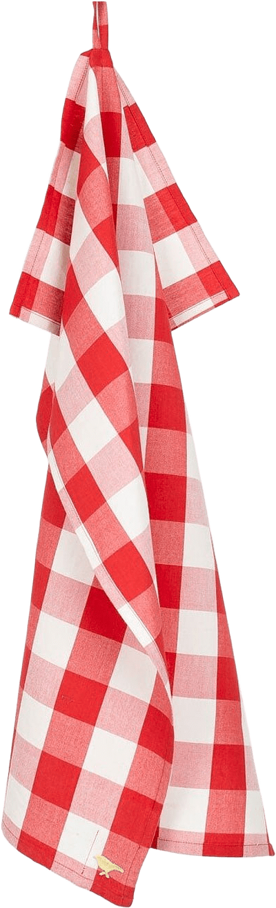 Noel handduk, röd/offwhite, från A World of Craft, i färgen Röd/Offwhite.