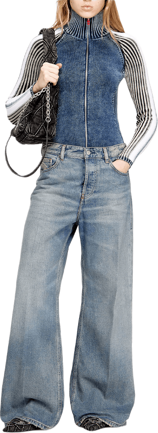 Relaxed Jeans 1996 D-Sire 0BEBL, från Diesel, i färgen Medium Blue.