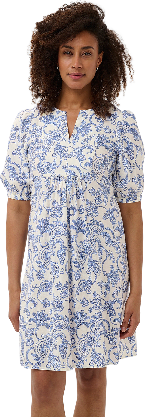 Benete Dress, från Part Two, i färgen Blue Dot Paisley Print.