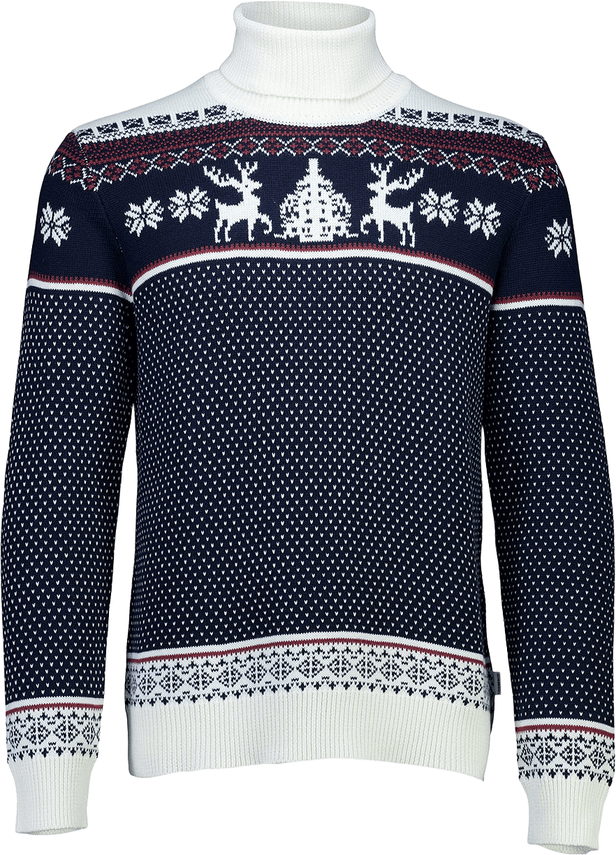 Holiday roll-neck Knit, från Lindbergh, i färgen Dk Navy.