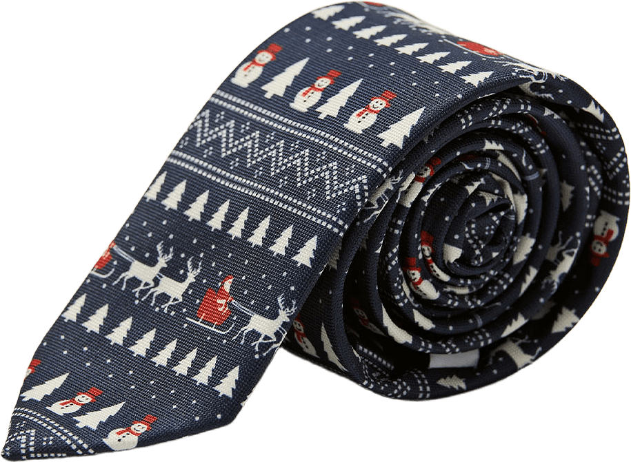 Christmas Tie Tie, från Lindbergh, i färgen Blue.