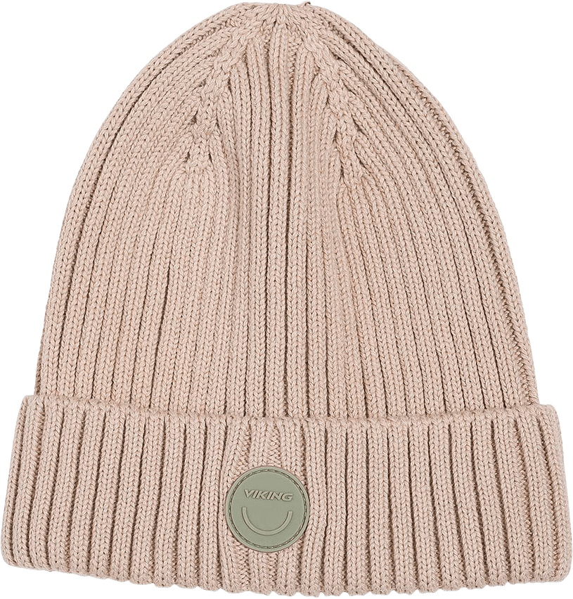 Kenza X Viking Cotton Beanie, från VIKING, i färgen Sand.