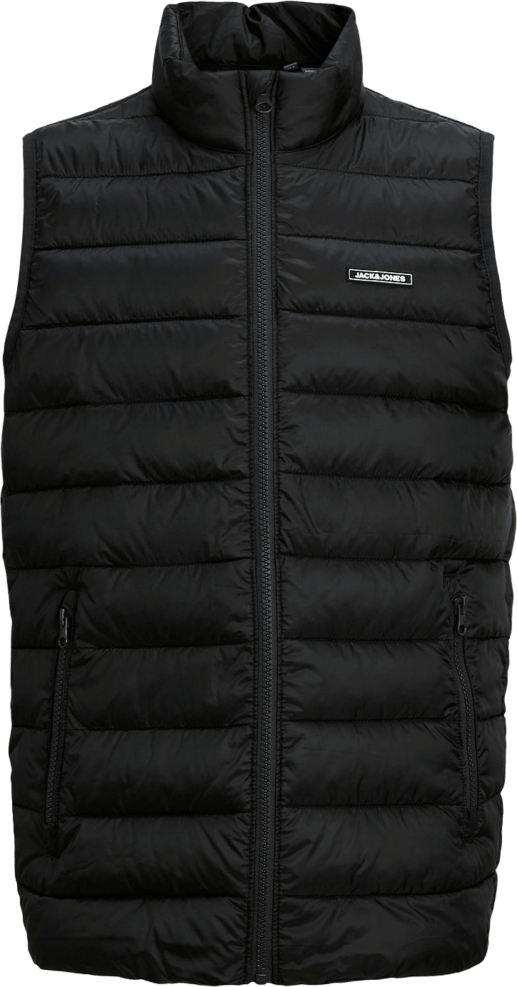JJLOUIS LIGHT BODYWARMER COLLAR, från Jack & Jones, i färgen Black.