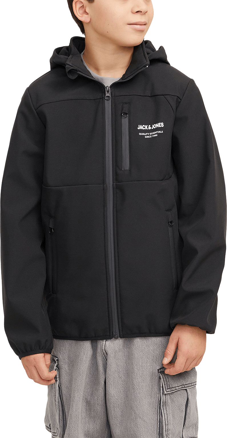 JJTHEO SOFTSHELL JACKET, från Jack & Jones, i färgen Black.