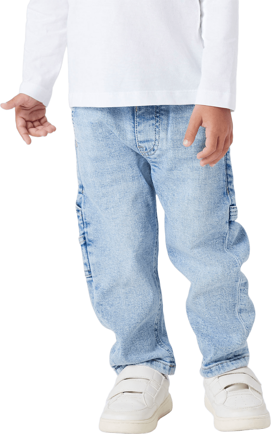 Jeans, från Name It, i färgen Light Blue Denim.