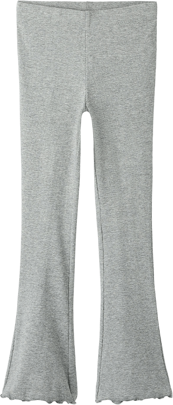 NKFNAKAL BOOTCUT LEGGING, från Name It, i färgen Grey Melange.