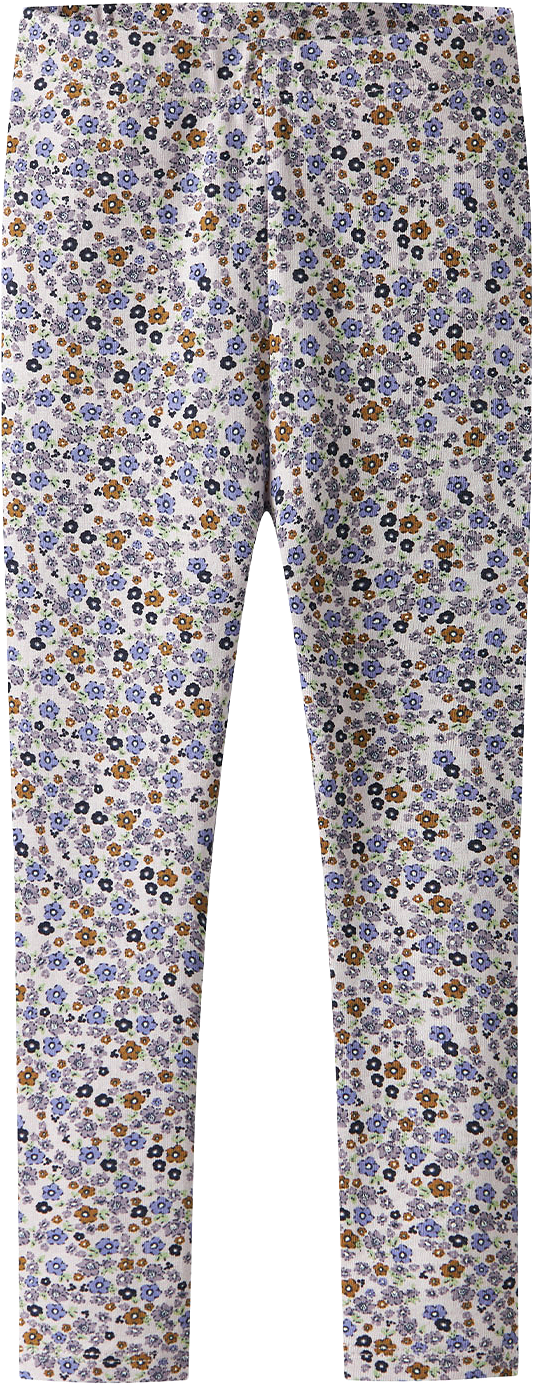 NMFTULINE SLIM LEGGING, från Name It, i färgen Lilac Marble.