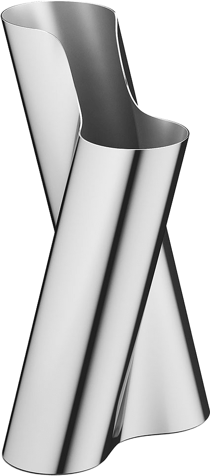 LITUUS vas, stor, från Georg Jensen, i färgen Silver.