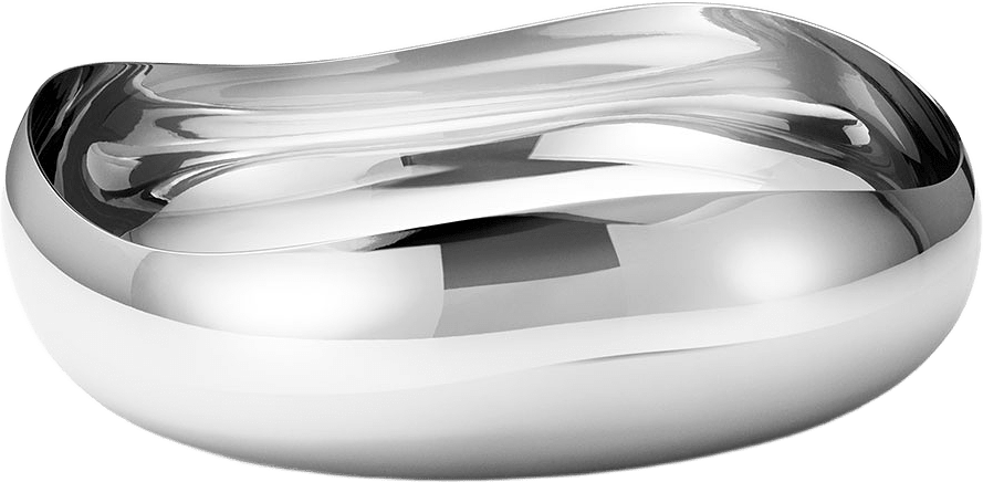 COBRA Serveringsskål, medelstor, från Georg Jensen, i färgen Silver.