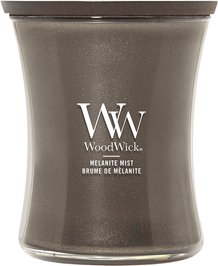 Precious Metal Melanite Mist, från WoodWick, i färgen Melanite Mist.