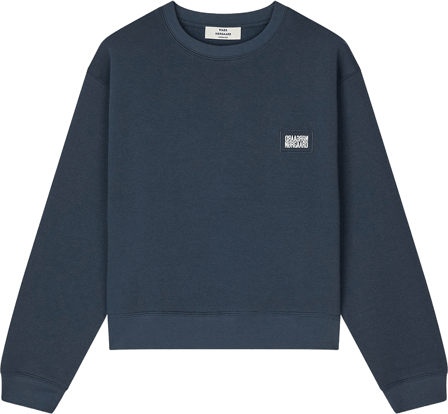 Standard Taylor Sweatshirt, från Mads Nørgaard, i färgen Sky Captain.