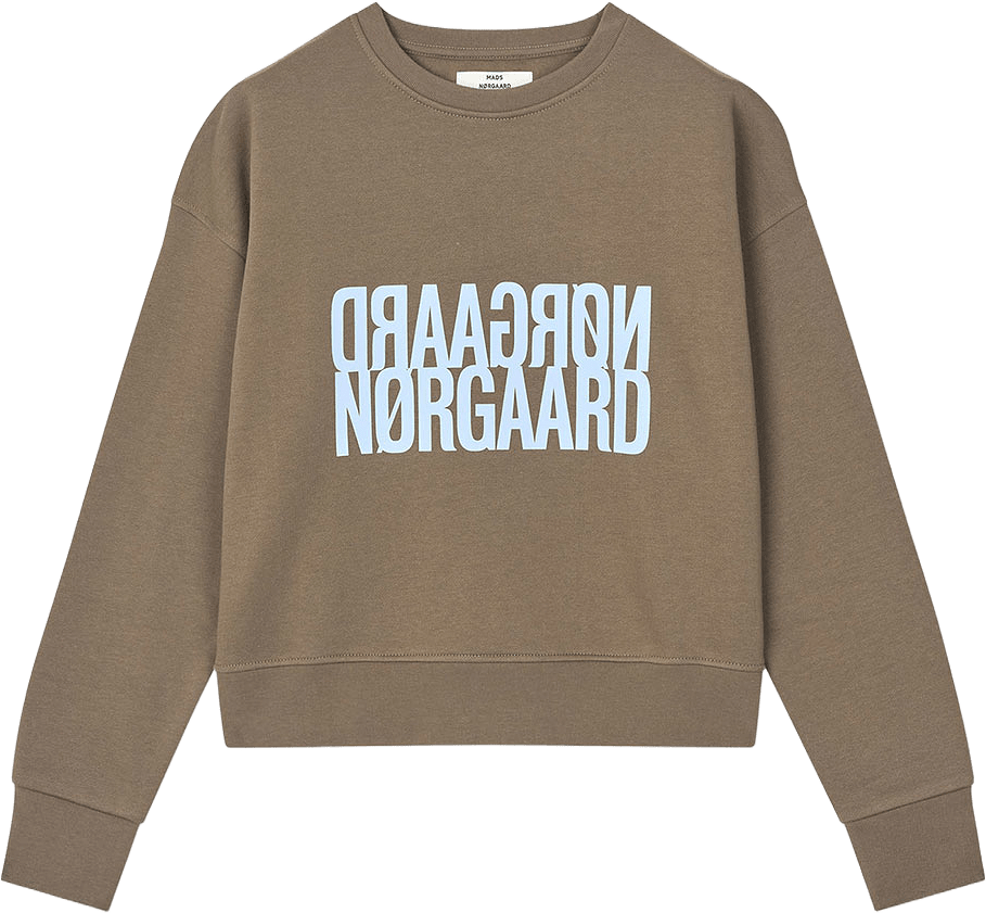 Original Sweat Tilvina Sweatshirt, från Mads Nørgaard, i färgen Walnut.