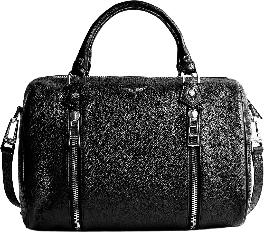 SUNNY MEDIUM GRAINED LEATHER, från Zadig & Voltaire, i färgen Black.