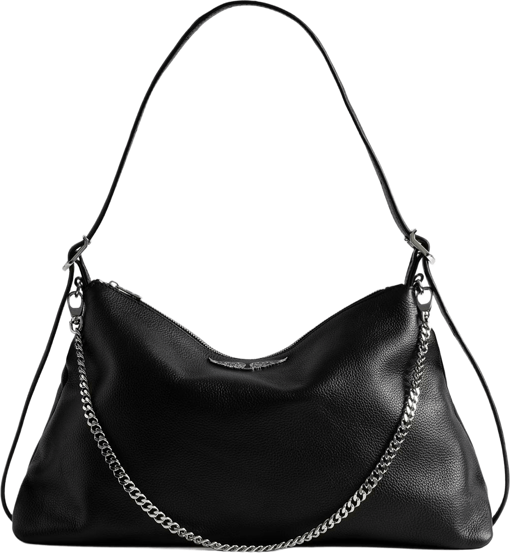 JIM GRAINED LEATHER, från Zadig & Voltaire, i färgen Black.