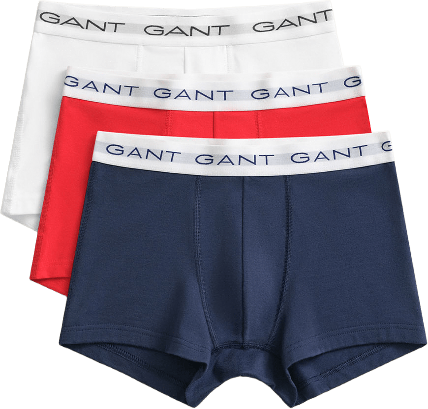 Trunks 3-Pack, från GANT, i färgen Multicolor.