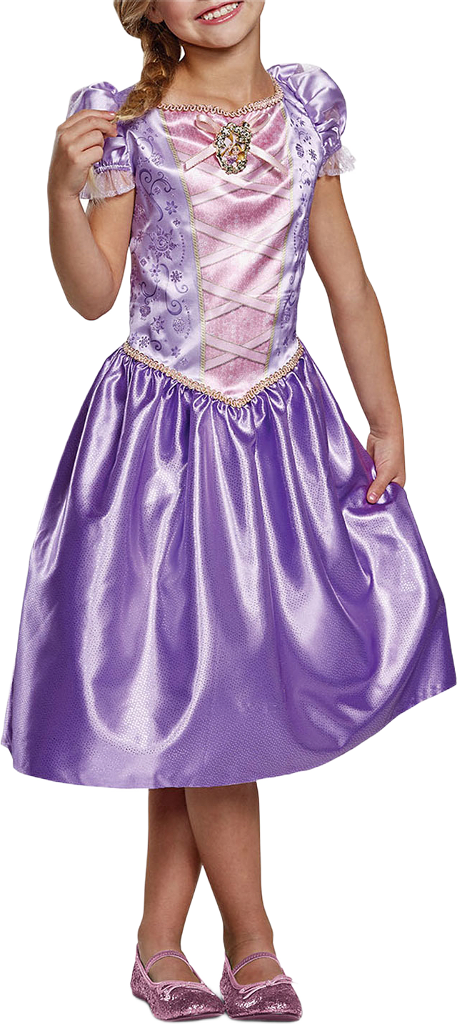 Princess klänning Rapunzel (XS), från Disney.