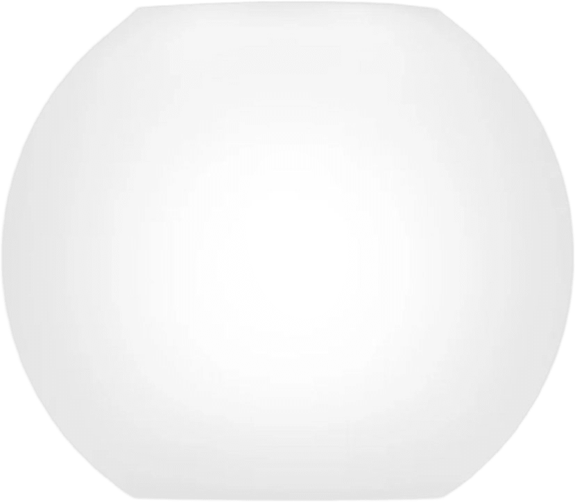 Extraglas värmeljuslykta Globe, från Solstickan Design, i färgen Transparant.