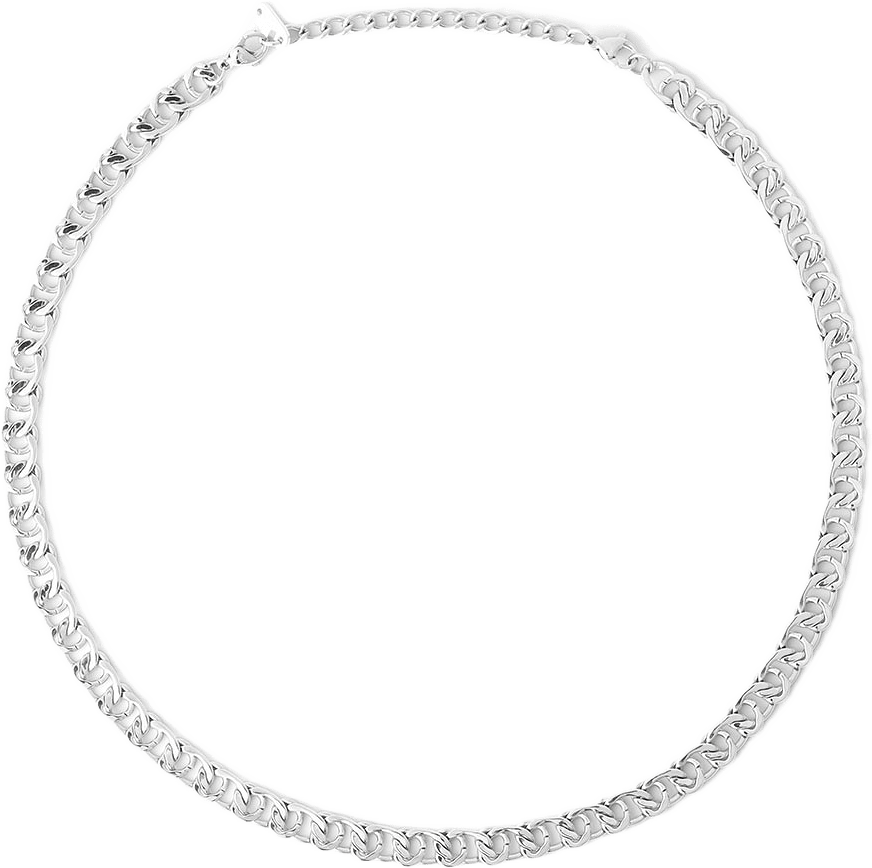 Infinity Grand Steel Necklace, från Mockberg, i färgen Steel.