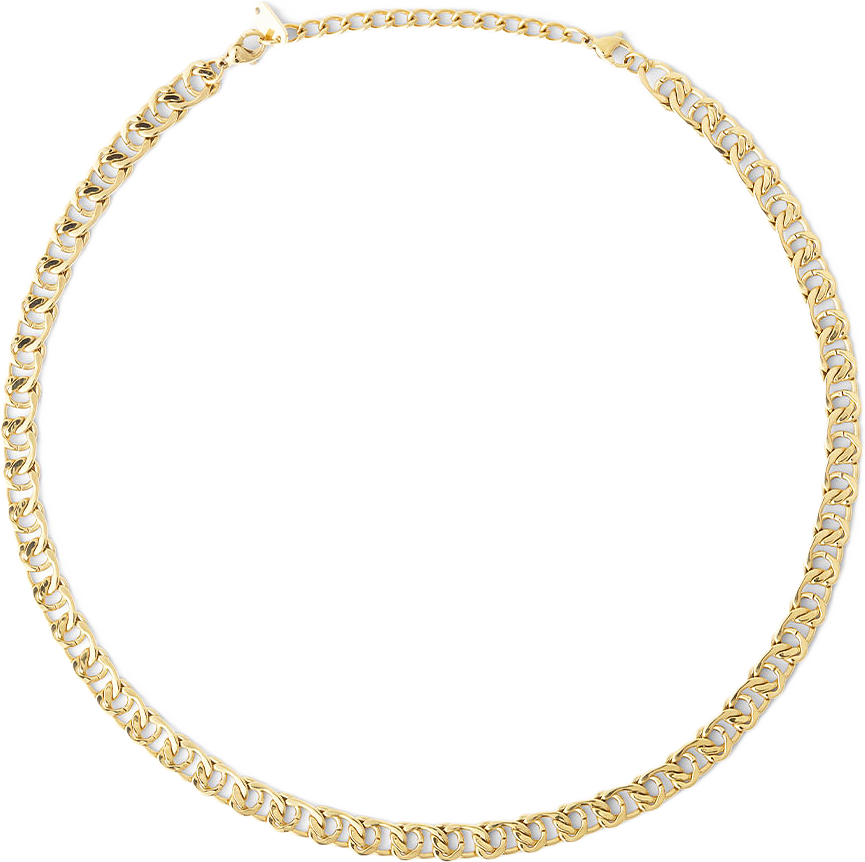 Infinity Grand Gold Necklace, från Mockberg, i färgen Gold.