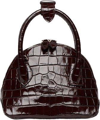 MINI DOME BAG, från Liffner, i färgen Dark Brown.