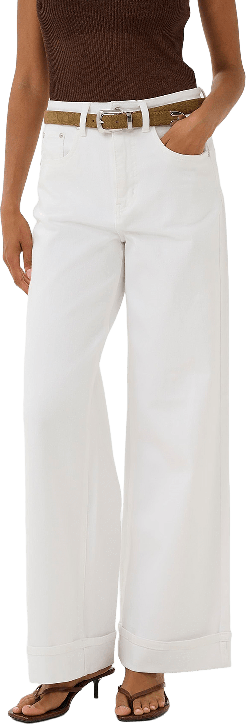 Livia Hw Jeans, från Gestuz, i färgen White Wash.
