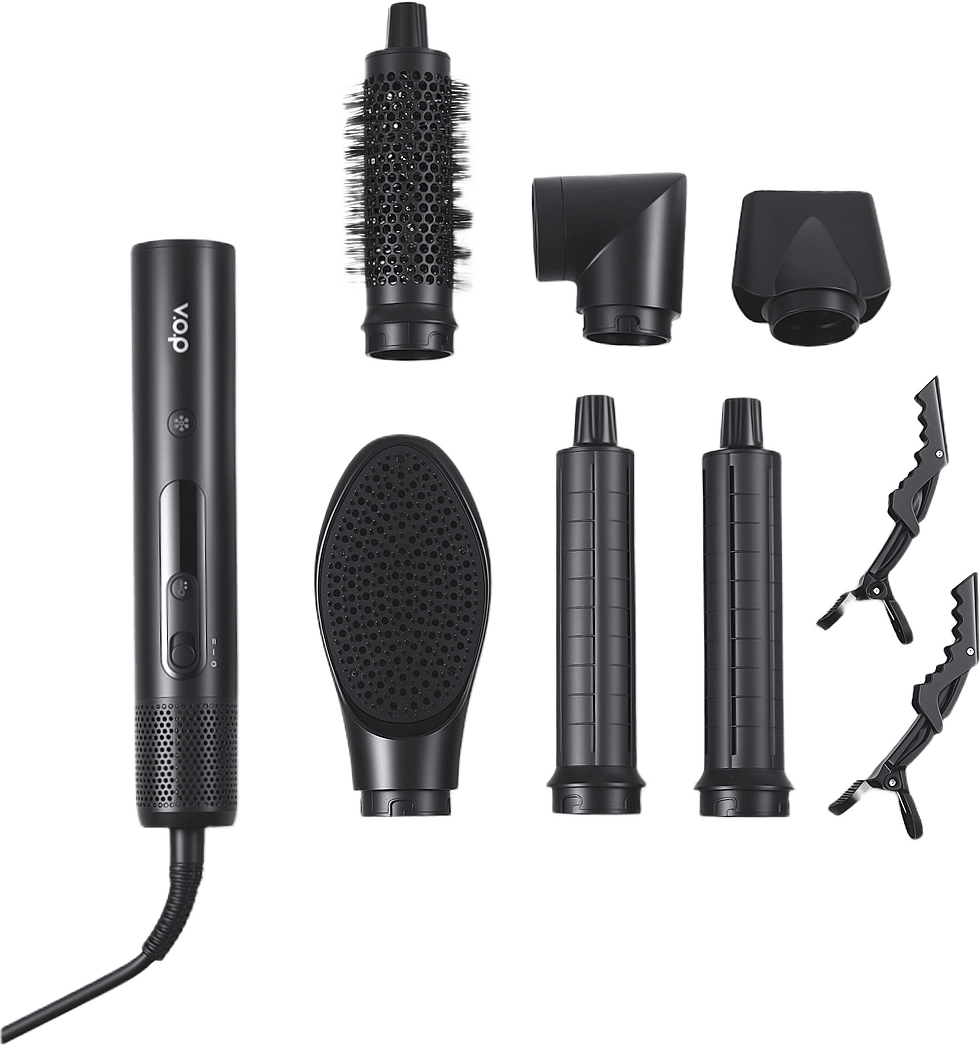 Multi-styler & Hair Dryer, från V.O.P, i färgen Black.