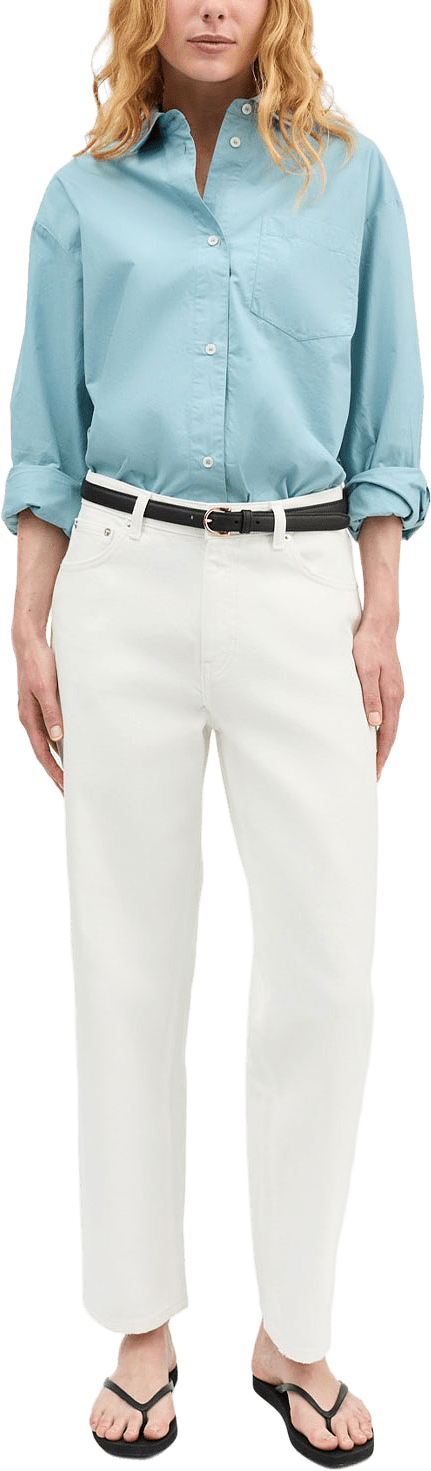 Edgar shirt, från Skall Studio, i färgen Aqua.