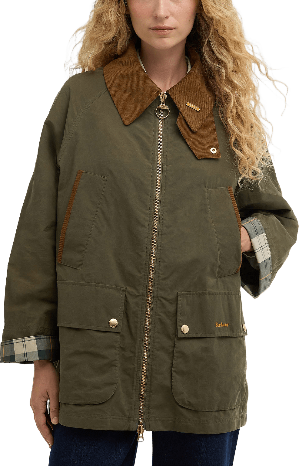 Barbour Icons Bedale, från Barbour, i färgen Ivy Green/Ancient.