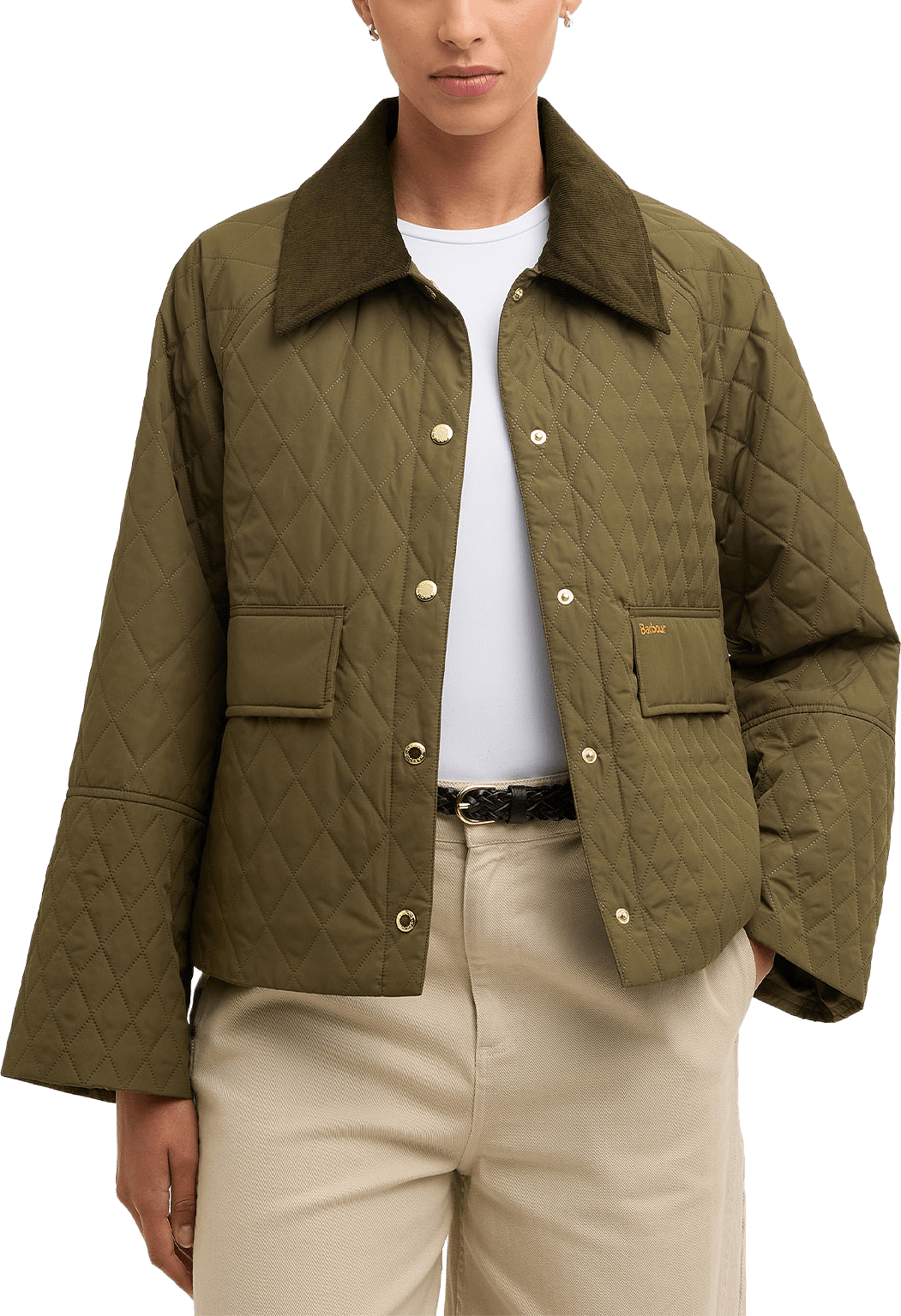 Barbour Kirby Quilt, från Barbour, i färgen Ivy Green/Ancient Tartan.