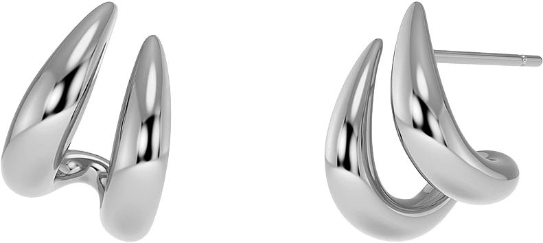 Spire Hoops S Steel, från Edblad, i färgen Steel.