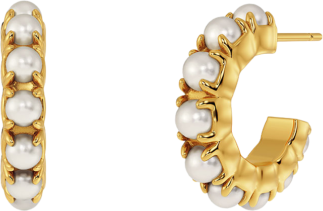 Lilo Hoops S Gold, från Edblad, i färgen Gold.