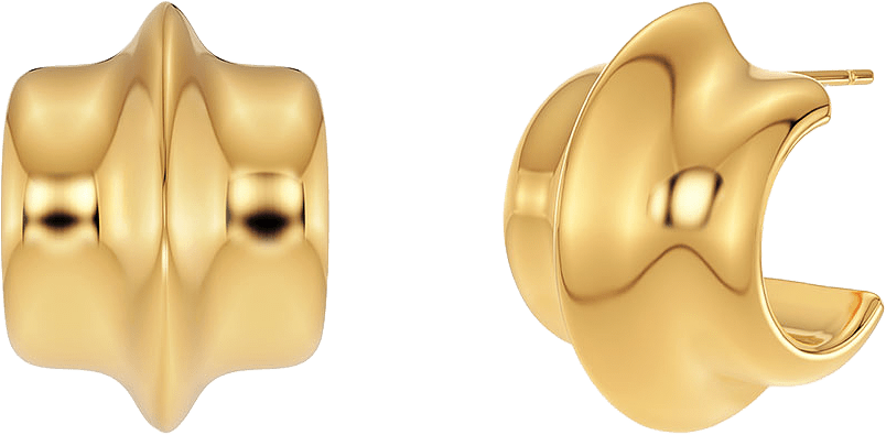 Barre Hoops S Gold, från Edblad, i färgen Gold.