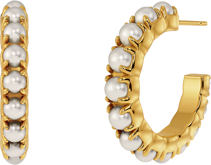 Lilo Hoops L Gold, från Edblad, i färgen Gold.