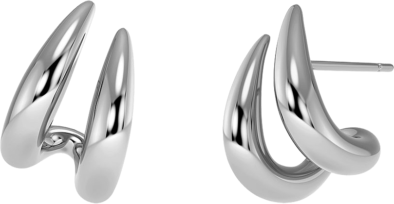 Spire Hoops L Steel, från Edblad, i färgen Steel.