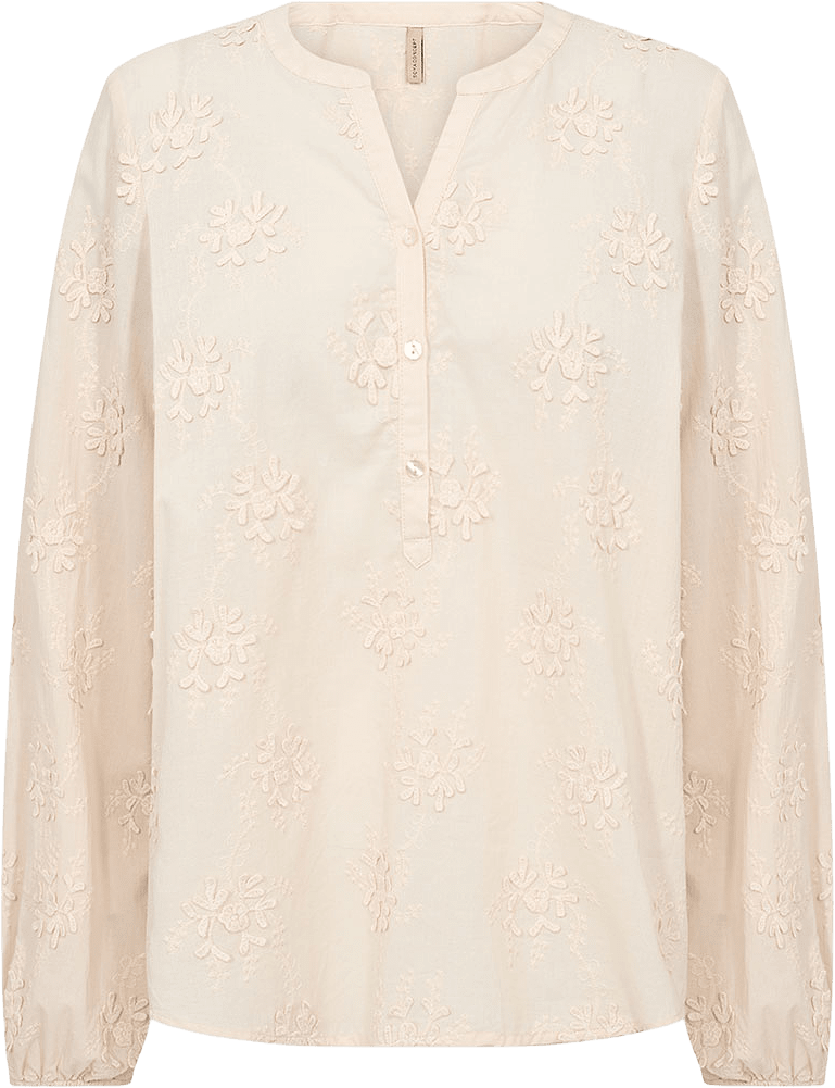 Sc-Barbra 1 Blouse, från Soyaconcept, i färgen Cream.