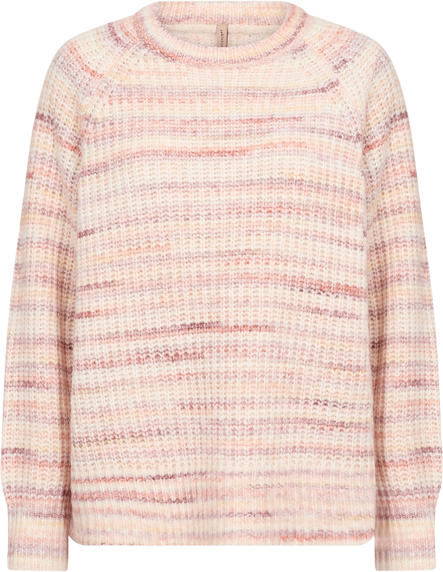 Sc-Berete 1 Pullover, från Soyaconcept, i färgen Rose Combi.