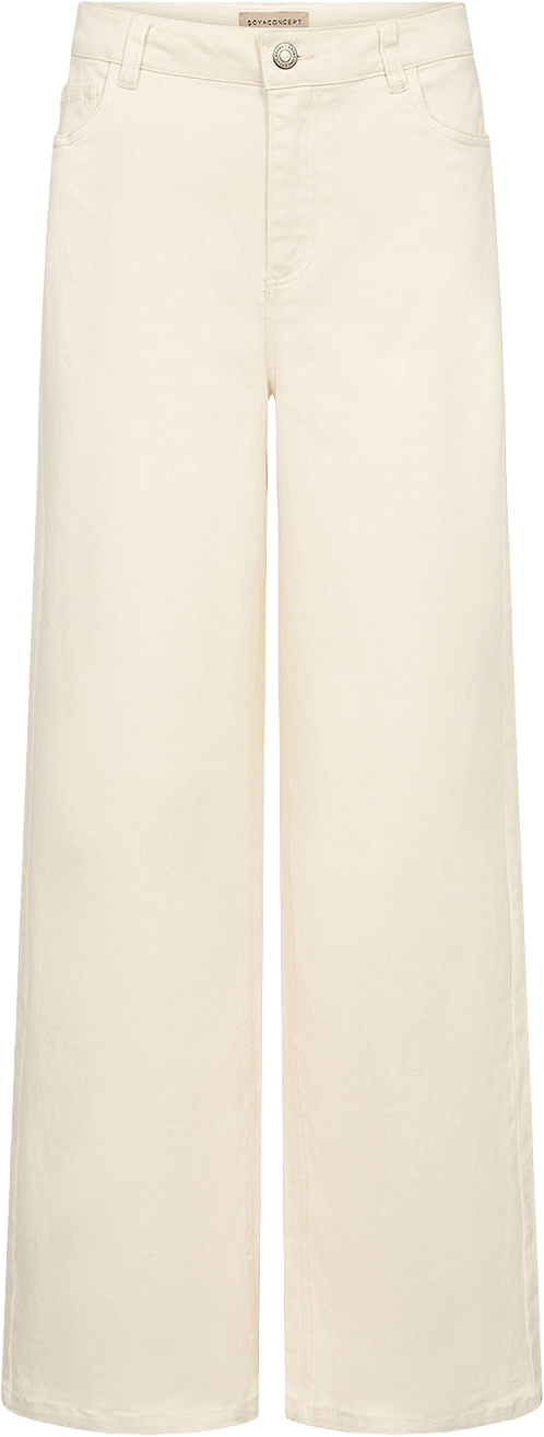 Sc-Bess 2-B Pants, från Soyaconcept, i färgen Cream.