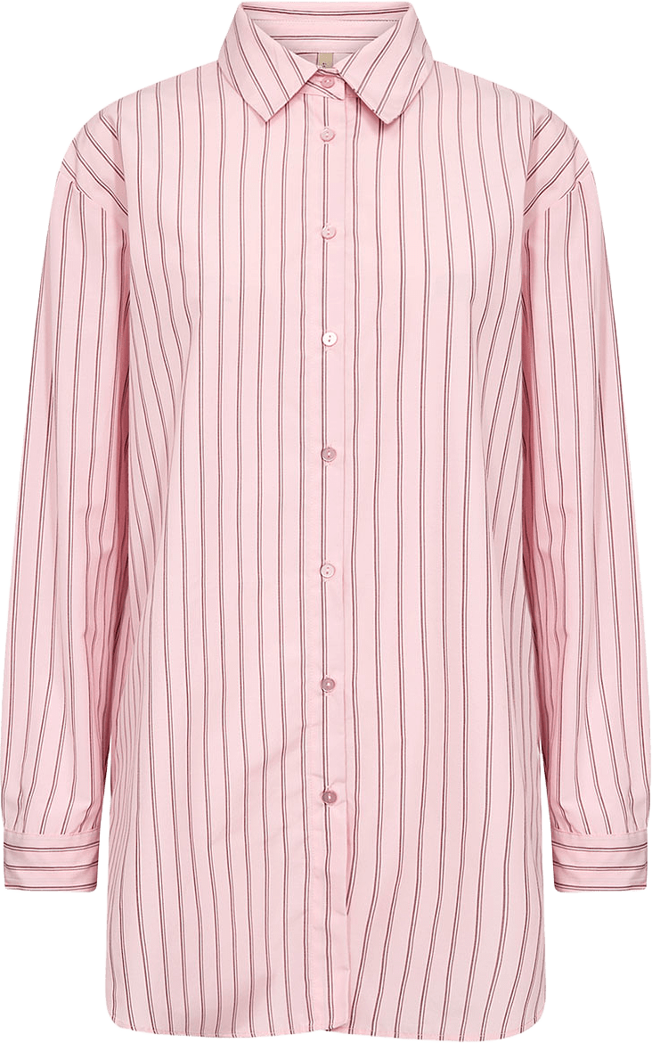 Sc-Bardot 2 Shirt, från Soyaconcept, i färgen Rose Combi.