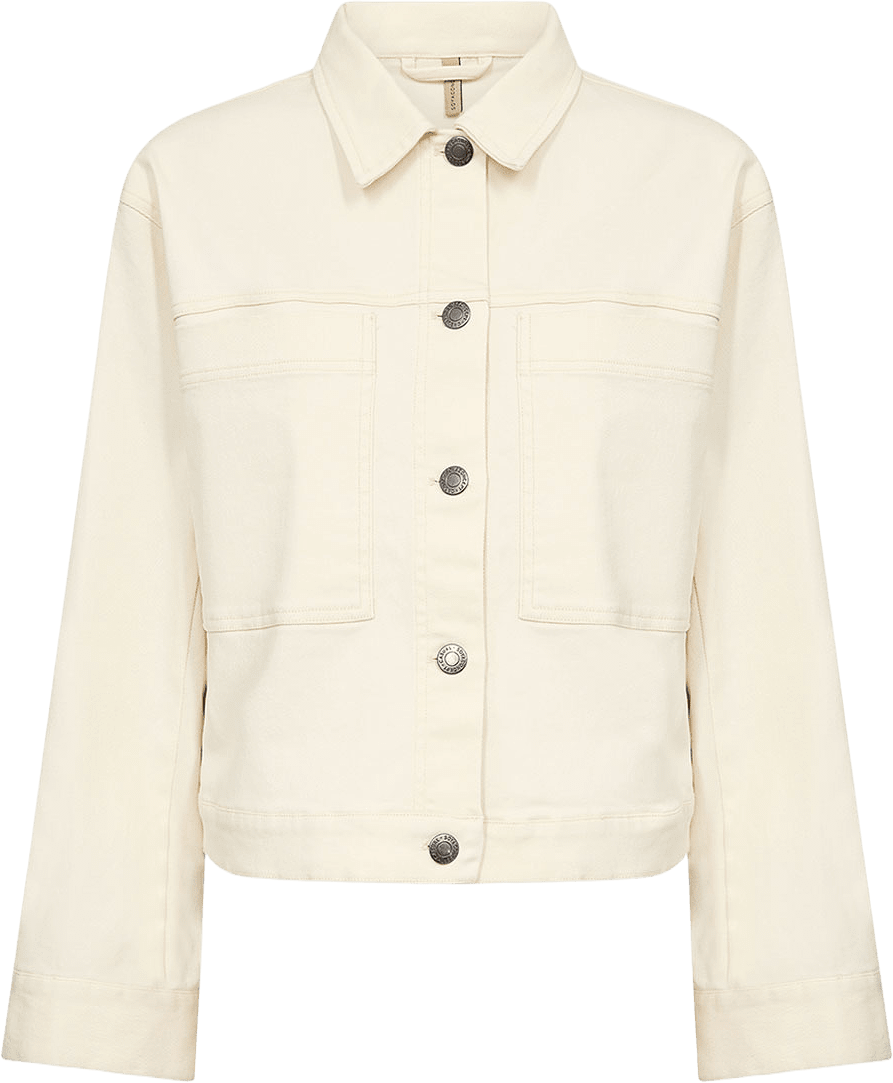 Sc-Bess 1 Jacket, från Soyaconcept, i färgen Cream.