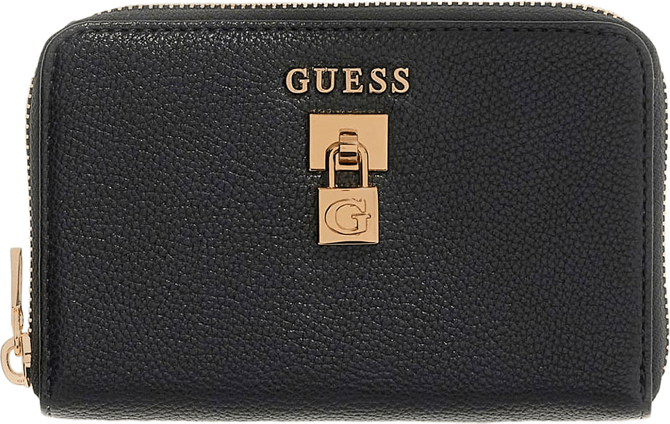 YESBA SLG MEDIUM ZIP AROUND, från Guess, i färgen Black.