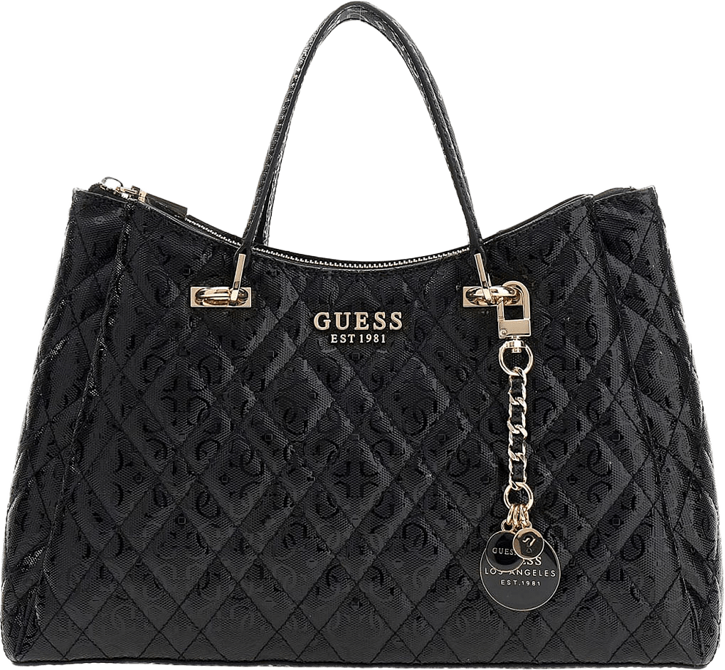 ISEMAY GFRIEND SHLDR SATCHEL, från Guess, i färgen Black.