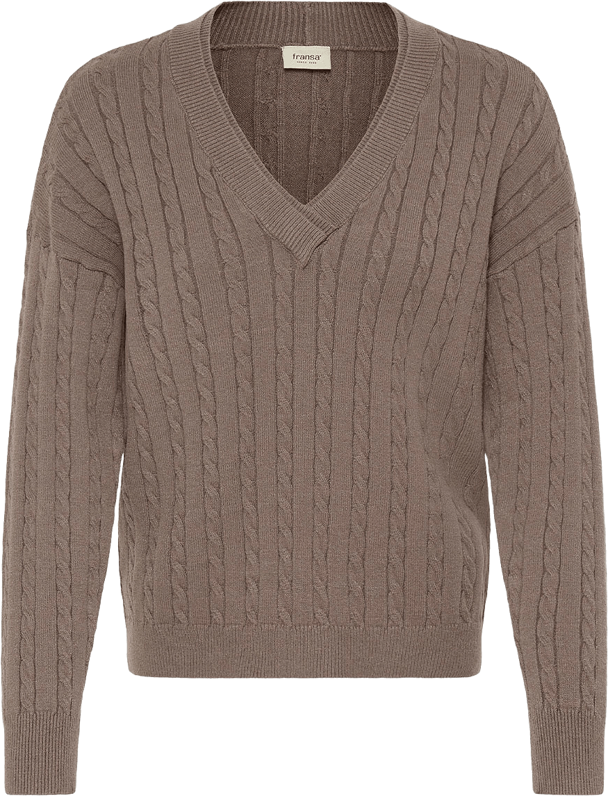 RENEE PU 1 Sweater, från Fransa, i färgen Falcon.