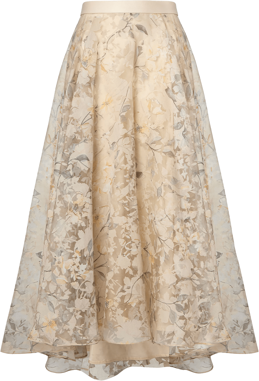 Gardenia Skirt, från Ida Sjöstedt, i färgen Champagne Meadow.